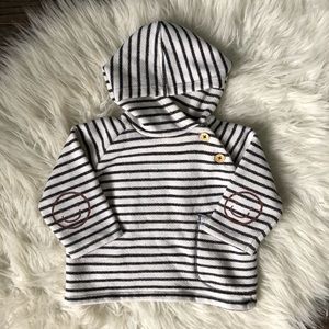 Zara 6-9M Striped Hoodie
